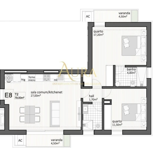 Apartamento T2 para Venda em Paranhos Foto 13