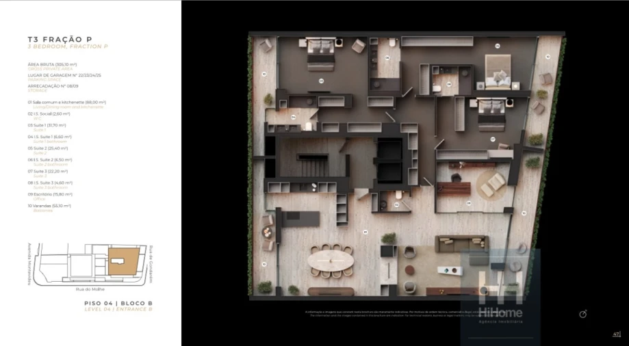 Apartamento T3 para Venda em Aldoar, Foz do Douro e Nevogilde Foto 9