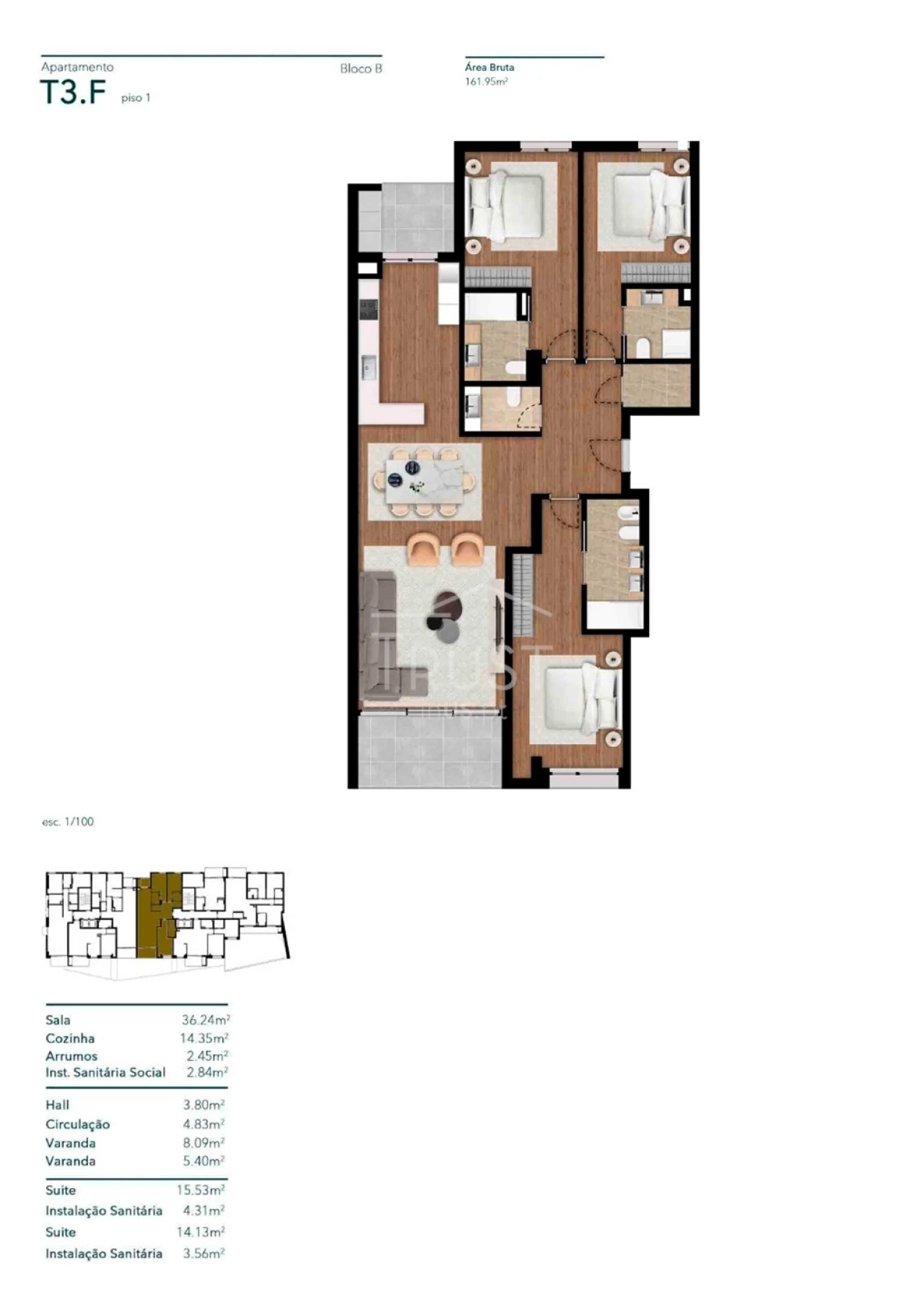 Apartamento T3 para Venda em Funchal (Santa Luzia) Foto 4