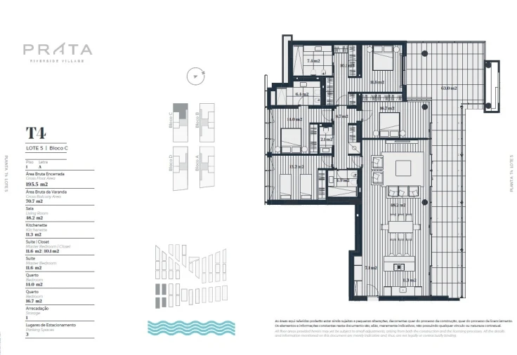 Apartamento T4 para Venda em Marvila Planta 1