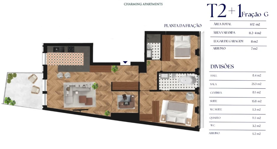 Apartamento T2 para Venda em Cedofeita, Santo Ildefonso, Sé, Miragaia, São Nicolau e Vitória Foto 7