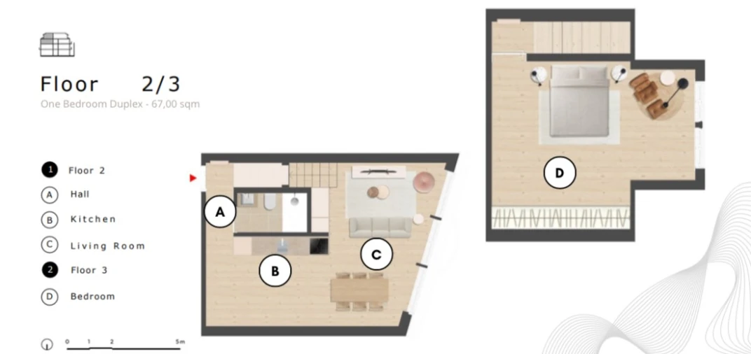 Apartamento T1 para Venda em Cedofeita, Santo Ildefonso, Sé, Miragaia, São Nicolau e Vitória Planta 1