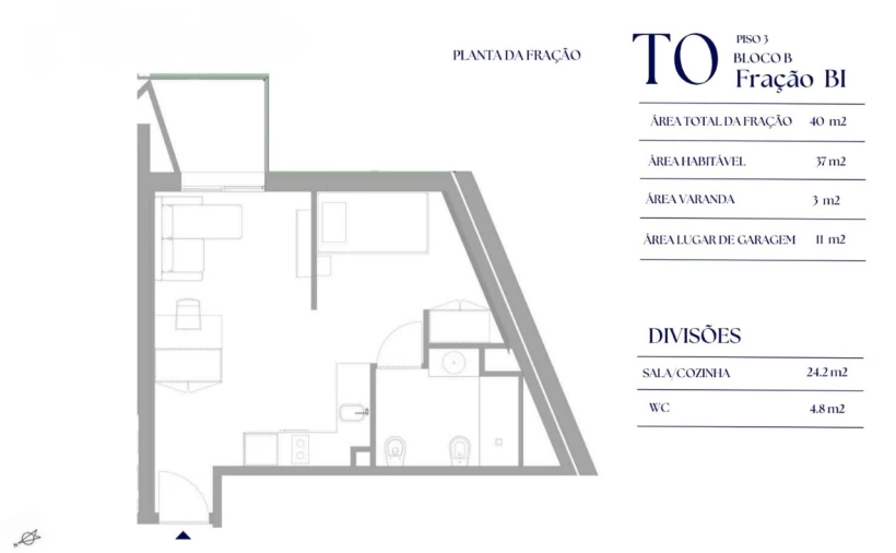 Apartamento para Venda em Paranhos Planta 1