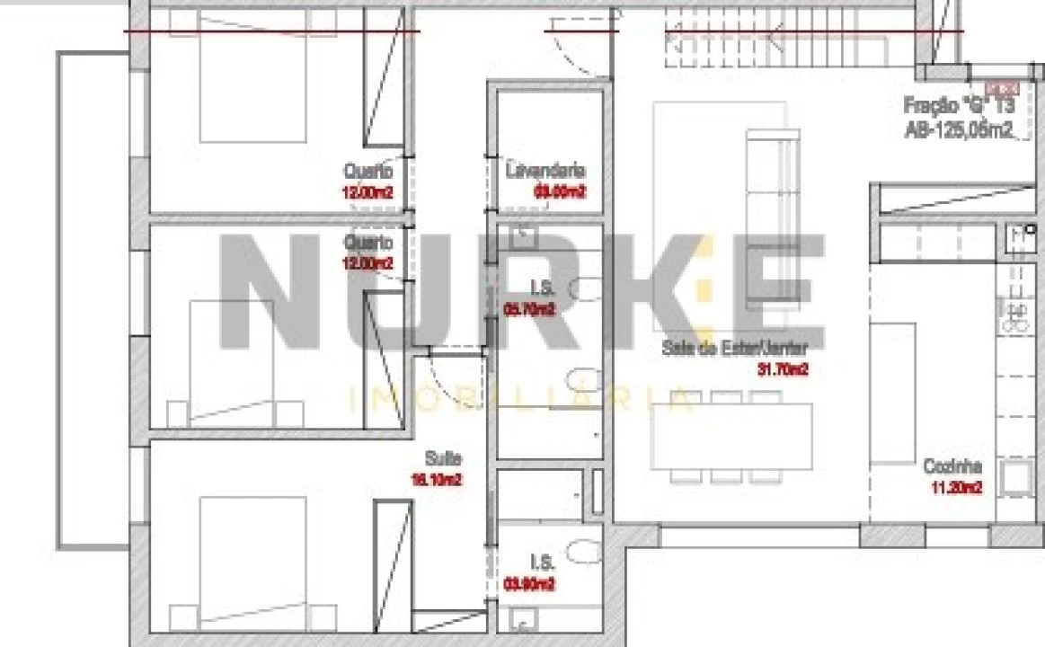 Apartamento T3 para Venda em Sebal e Belide Foto 11