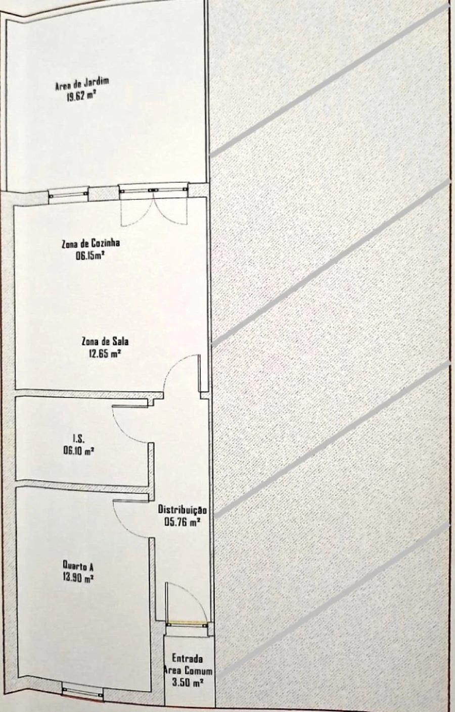 Moradia T1 para Venda em Rogil Planta 1