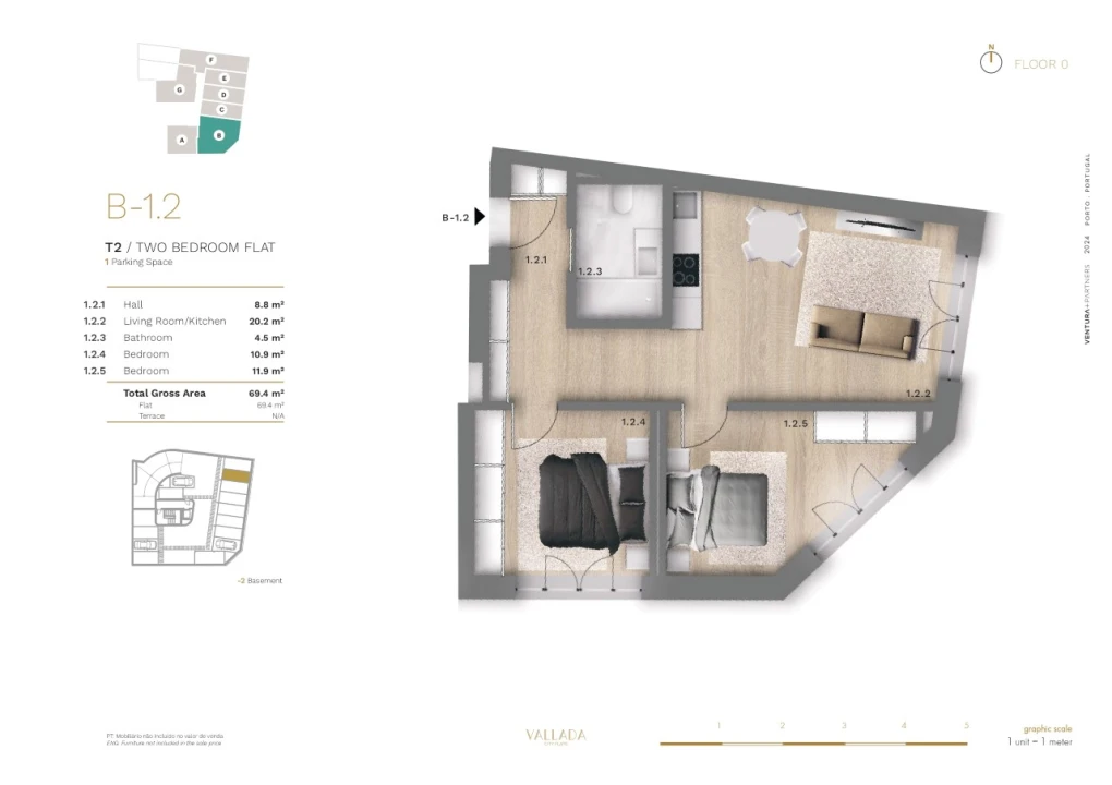 Apartamento T2 para Venda em Bonfim Foto 13