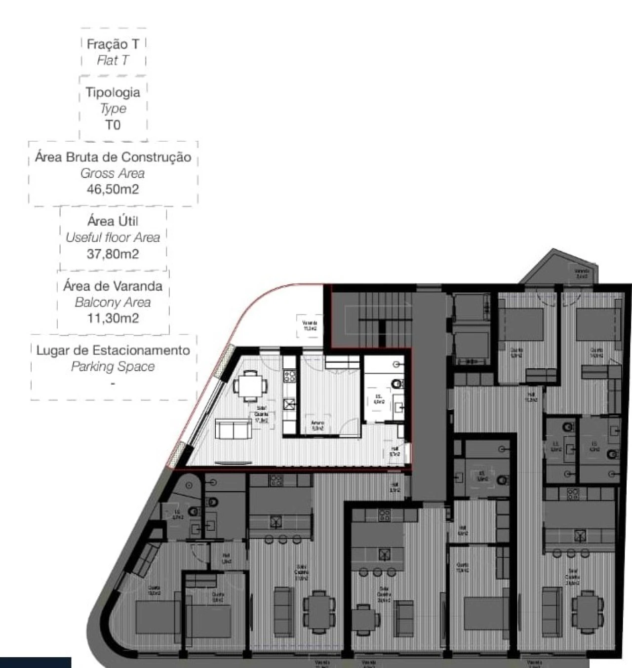 Apartamento T1 para Venda em Paranhos Foto 8