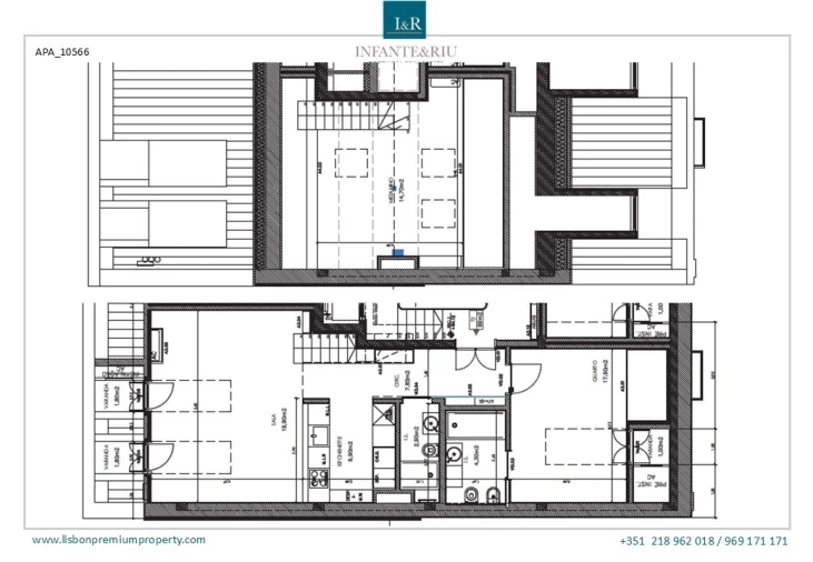 Apartamento T2 para Venda em Avenidas Novas Planta 1