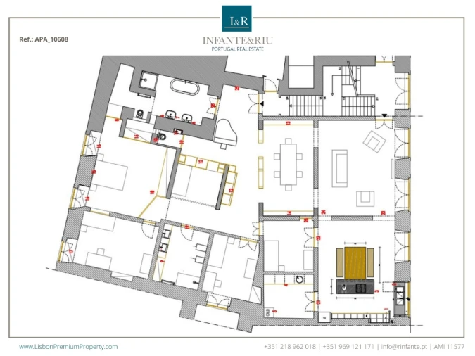 Apartamento T3 para Venda em Santa Maria Maior Planta 1