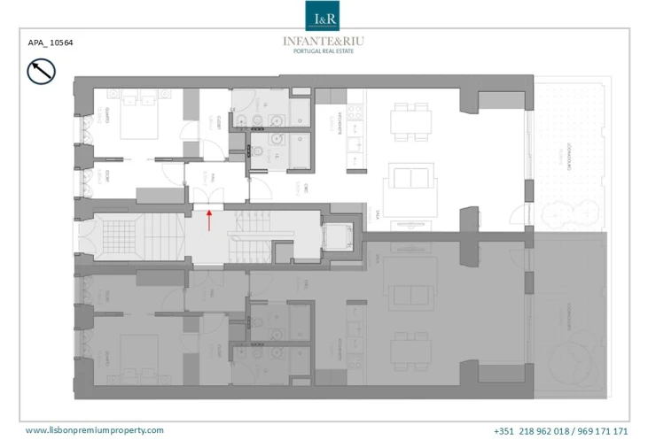 Apartamento T1 para Venda em Avenidas Novas Planta 1