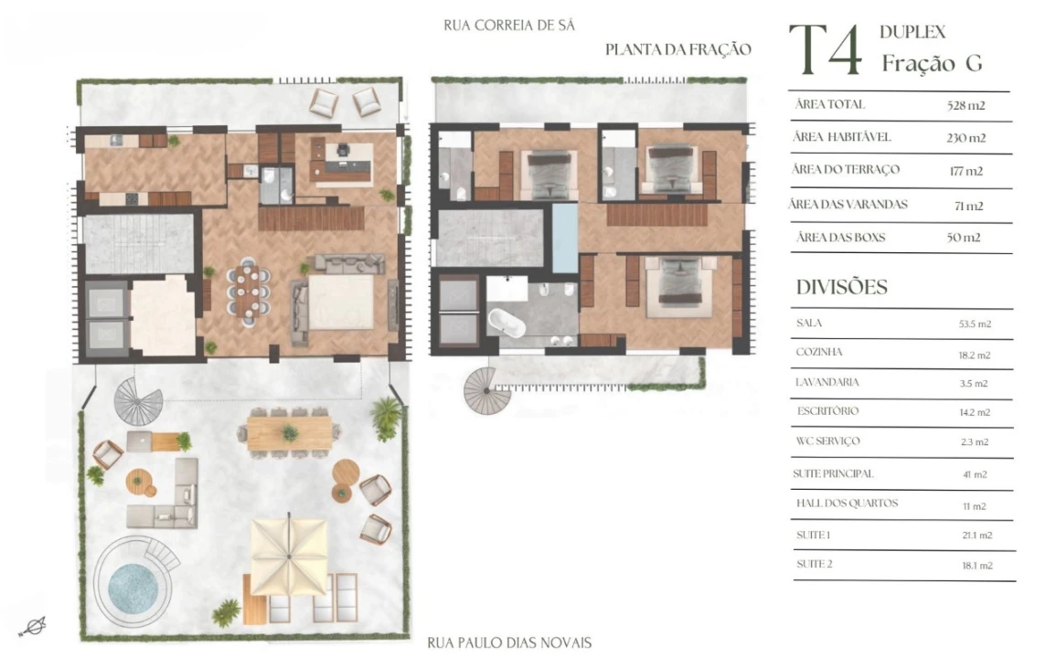 Apartamento T4 para Venda em Lordelo do Ouro e Massarelos Planta 2