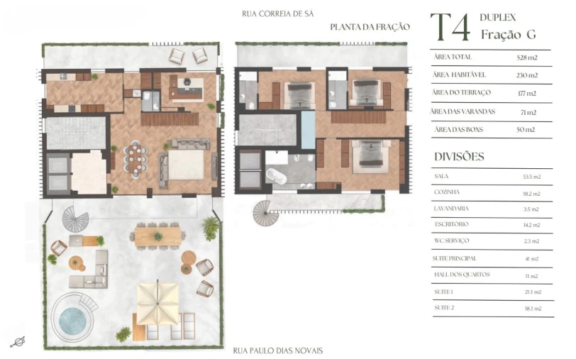 Apartamento T4 para Venda em Lordelo do Ouro e Massarelos Planta 2