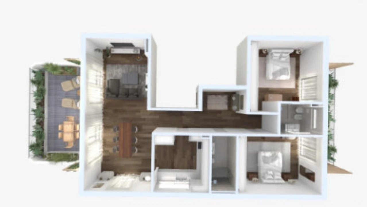 Apartamento T2 para Venda em Cascais e Estoril Planta 2