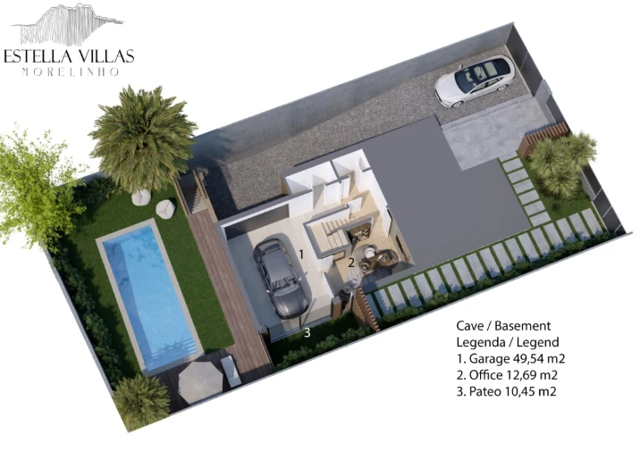 Moradia T4 para Venda em Santa Maria e São Miguel, São Martinho, São Pedro Penaferrim Planta 3