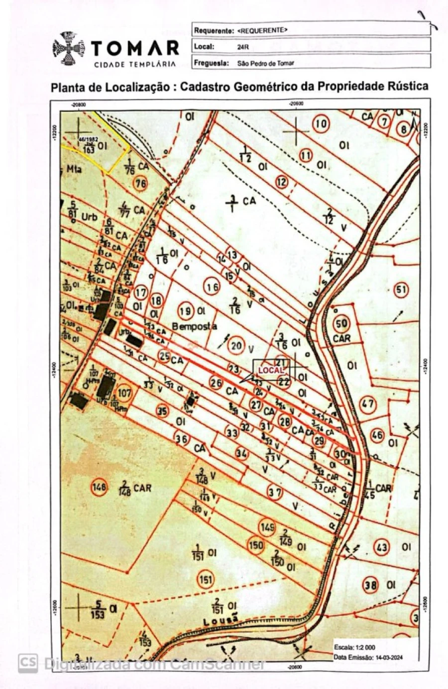 Terreno Agricola ou Rústico para Venda em São Pedro de Tomar Foto 2
