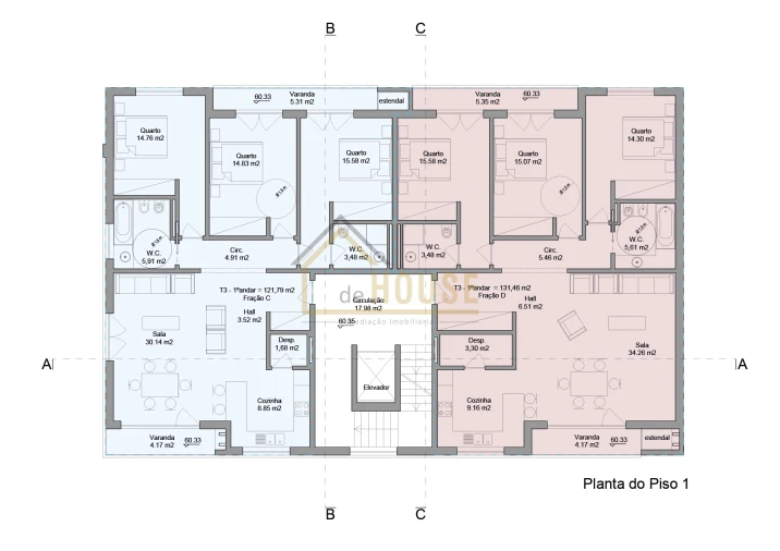 Apartamento T3 para Venda em Ramalhal Foto 5