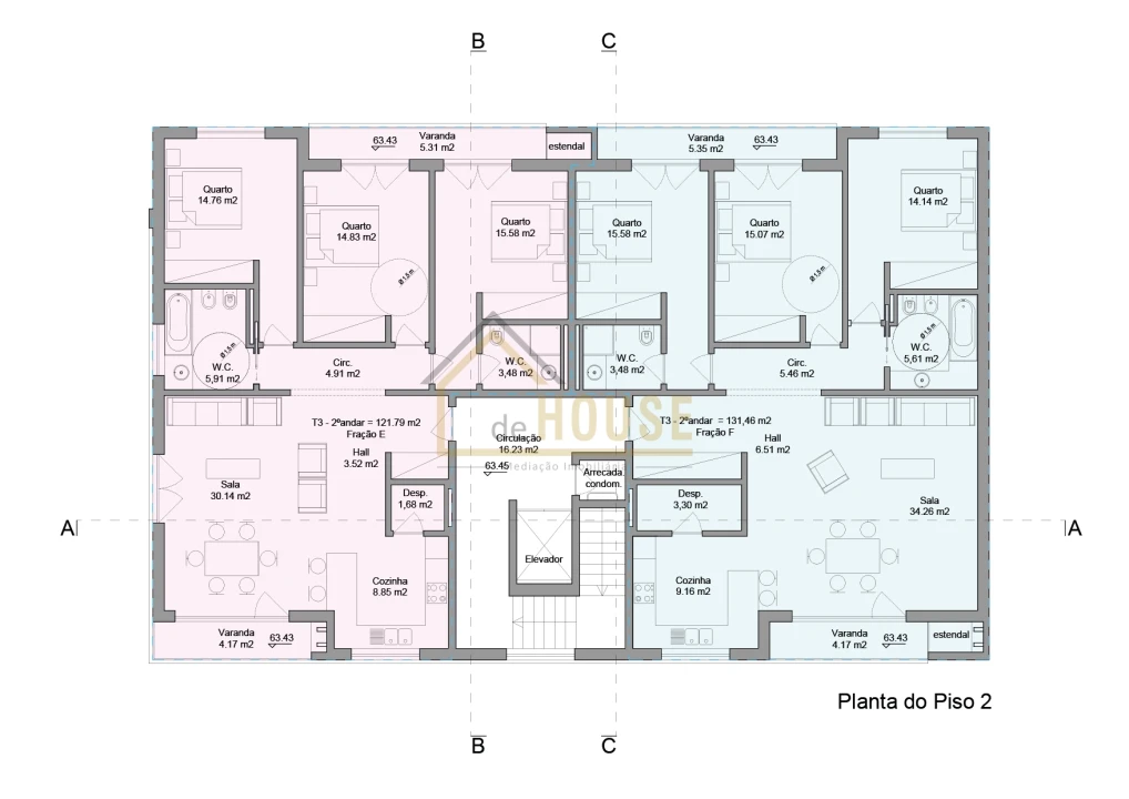 Apartamento T3 para Venda em Ramalhal Foto 6