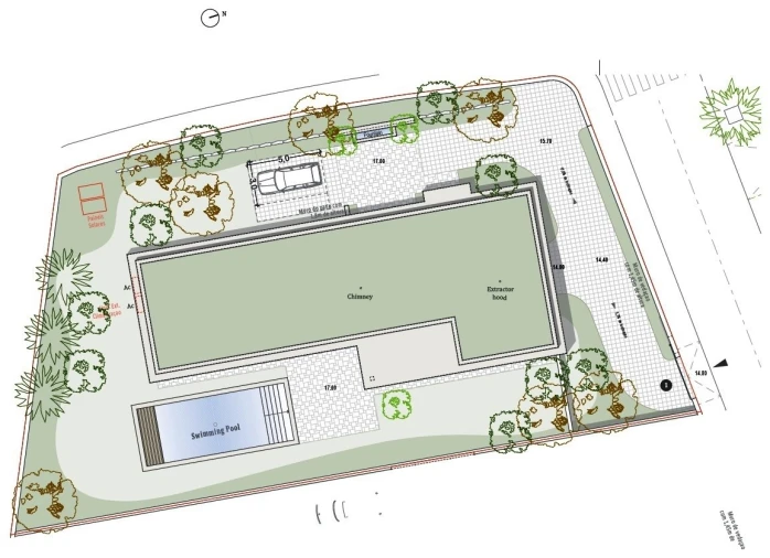 Moradia T3 para Venda em Montenegro Planta 1