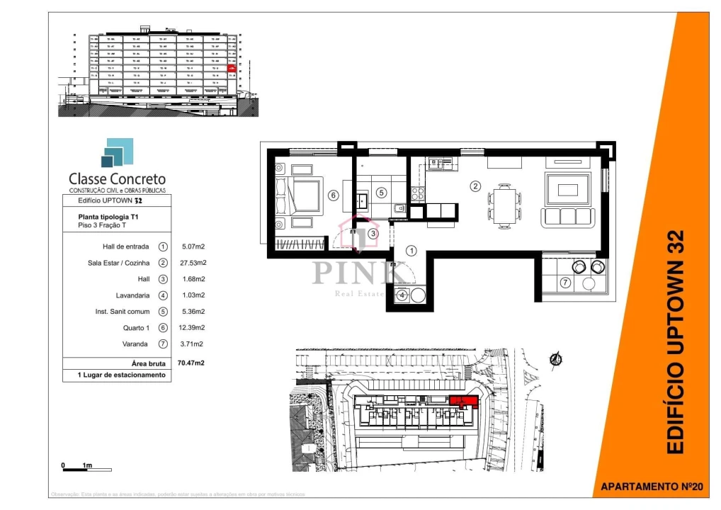 Apartamento T1 para Venda em São Martinho Foto 41