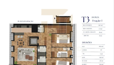 Apartamento T3 para Venda em Cedofeita, Santo Ildefonso, Sé, Miragaia, São Nicolau e Vitória