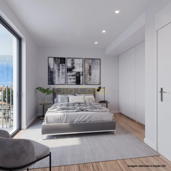 Apartamento T1 para Venda em Santa Marinha e São Pedro da Afurada Foto 5