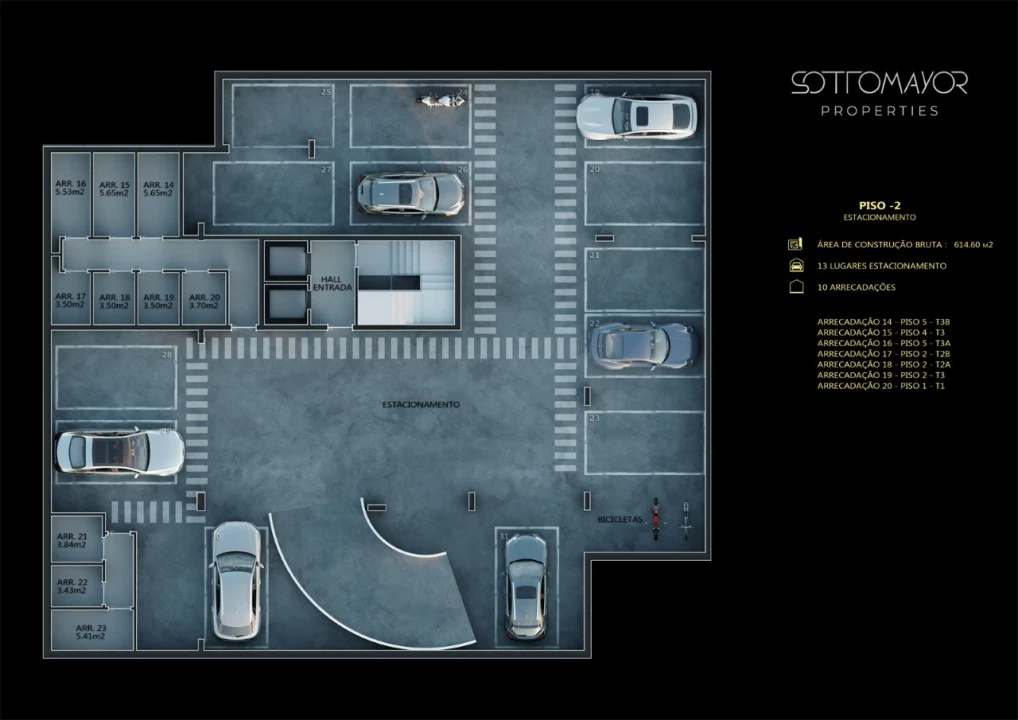 Apartamento T1 para Venda em Campolide Planta 6