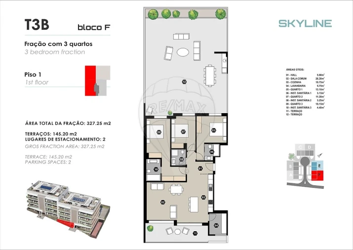 Apartamento T3 para Venda em Ramada e Caneças Foto 12