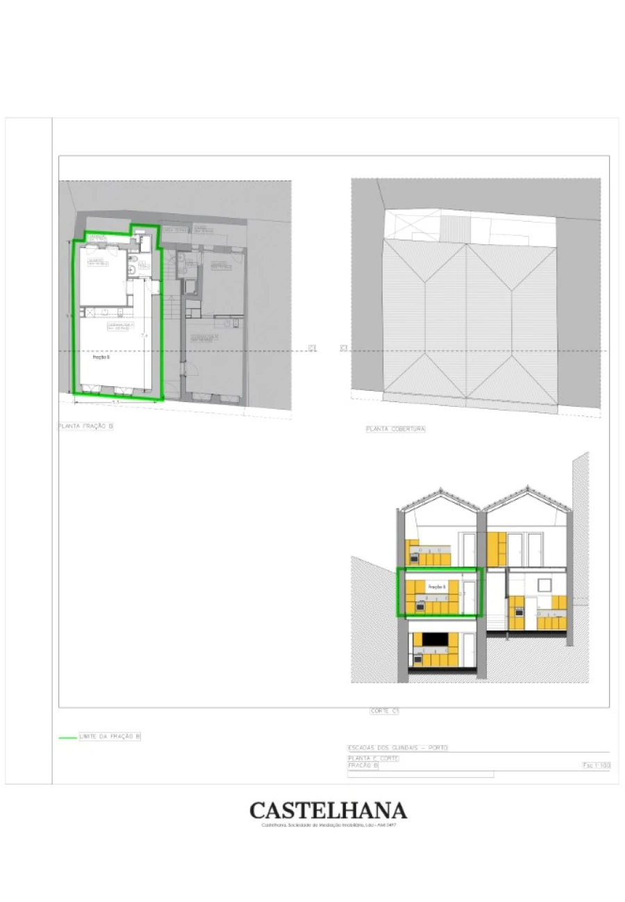 Apartamento T1 para Venda em Cedofeita, Santo Ildefonso, Sé, Miragaia, São Nicolau e Vitória Planta 1