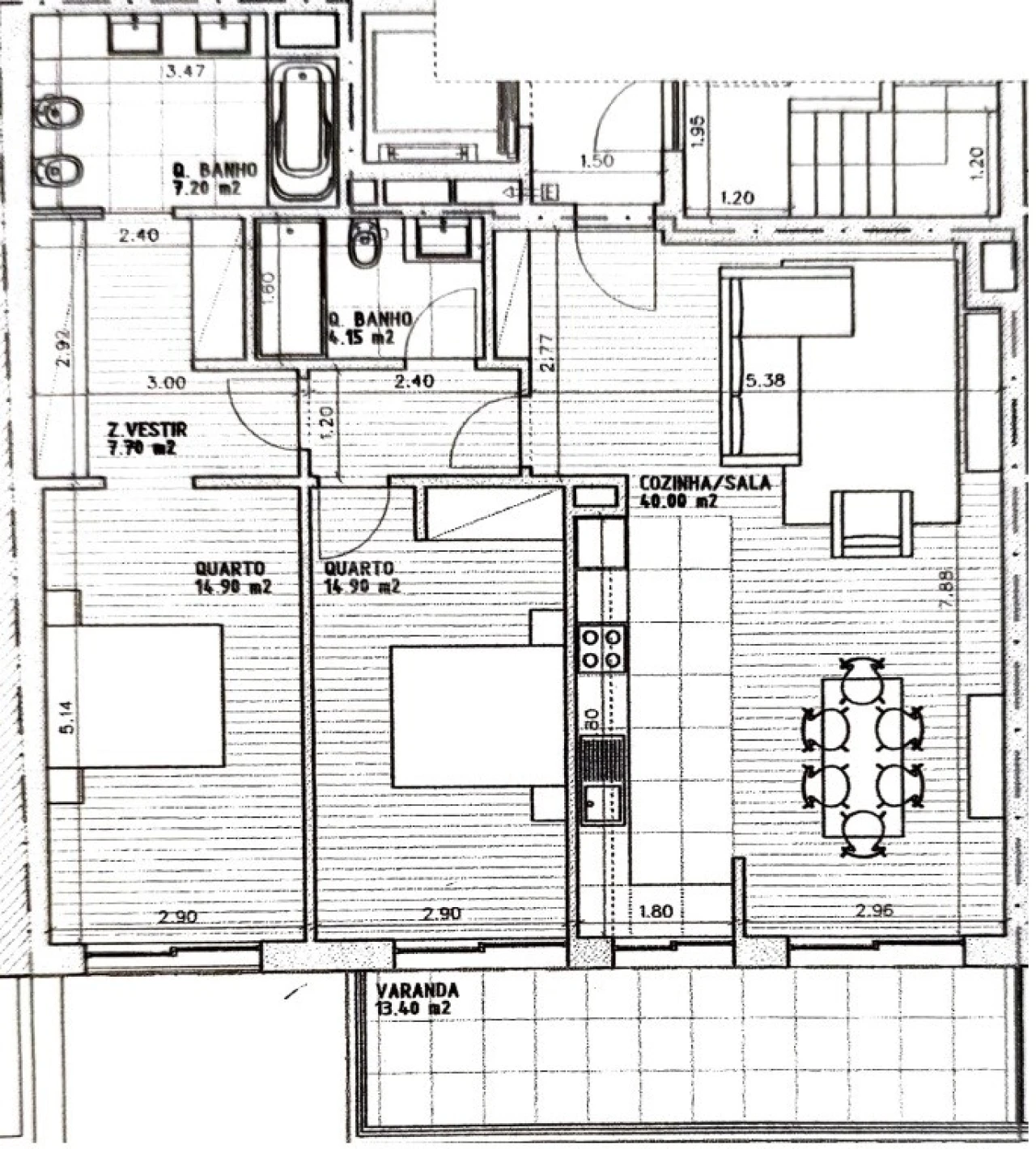 Apartamento T2 para Venda em Mafamude e Vilar do Paraíso Foto 16