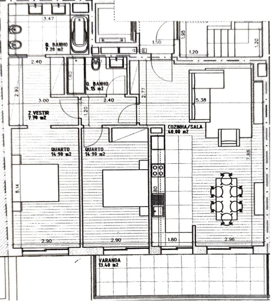Apartamento T2 para Venda em Mafamude e Vilar do Paraíso Foto 16