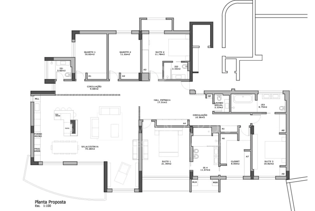 Apartamento T5 para Venda em Cascais e Estoril Foto 47