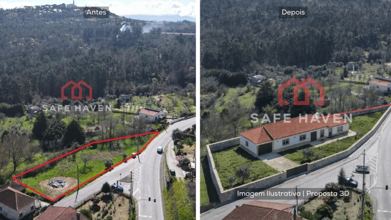 Terreno para Venda em Mangualde, Mesquitela e Cunha Alta Foto 1