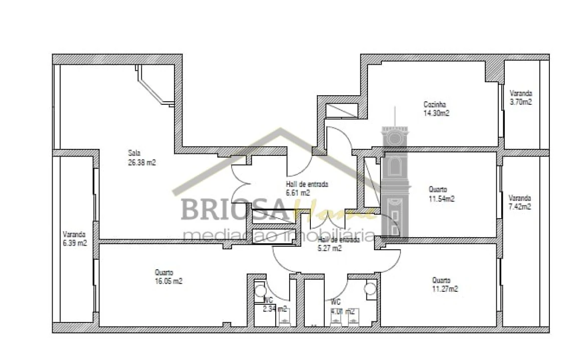 Apartamento T3 para Venda em Buarcos Foto 30
