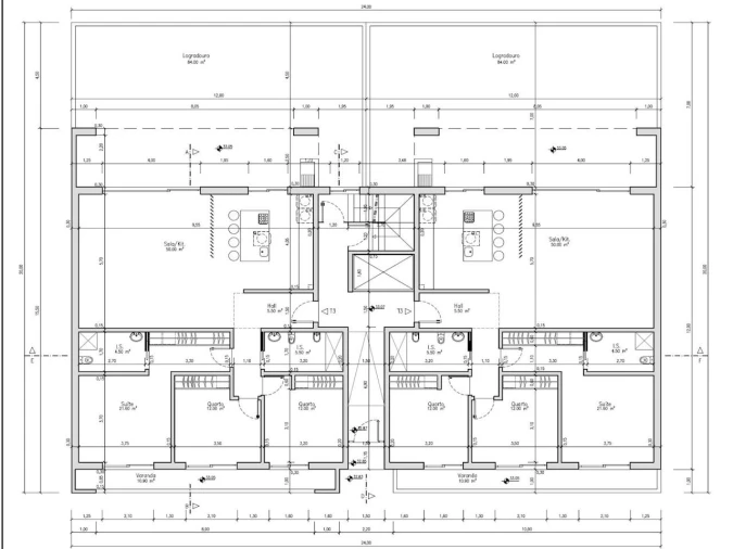 Apartamento T3 para Venda em Gambia-Pontes-Alto da Guerra Planta 2