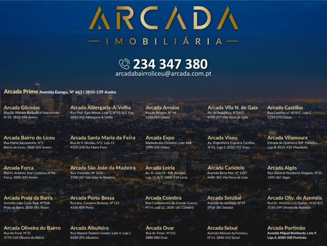 Apartamento T3 para Venda em Aradas Planta 1