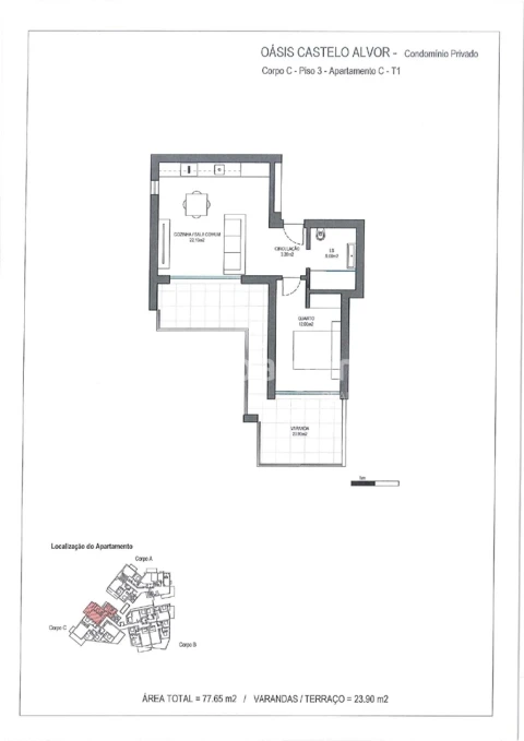 Apartamento T3 para Venda em Alvor