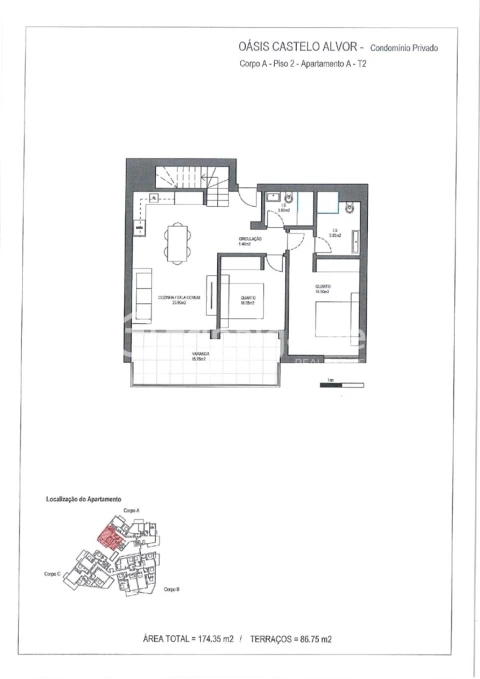 Apartamento T2 para Venda em Alvor