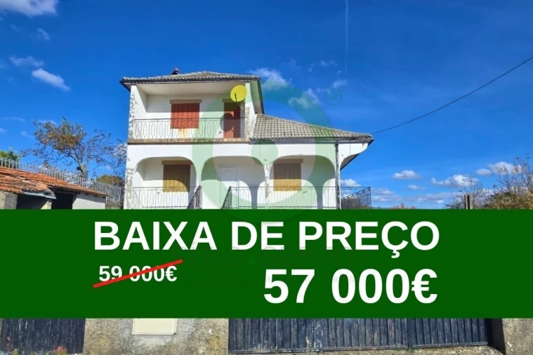 Moradia T3 para Venda em Moimenta e Montouto