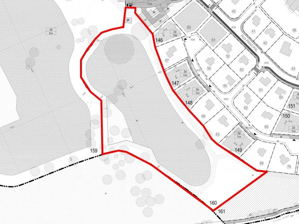Terreno para Venda em Albufeira e Olhos de Água Planta 2