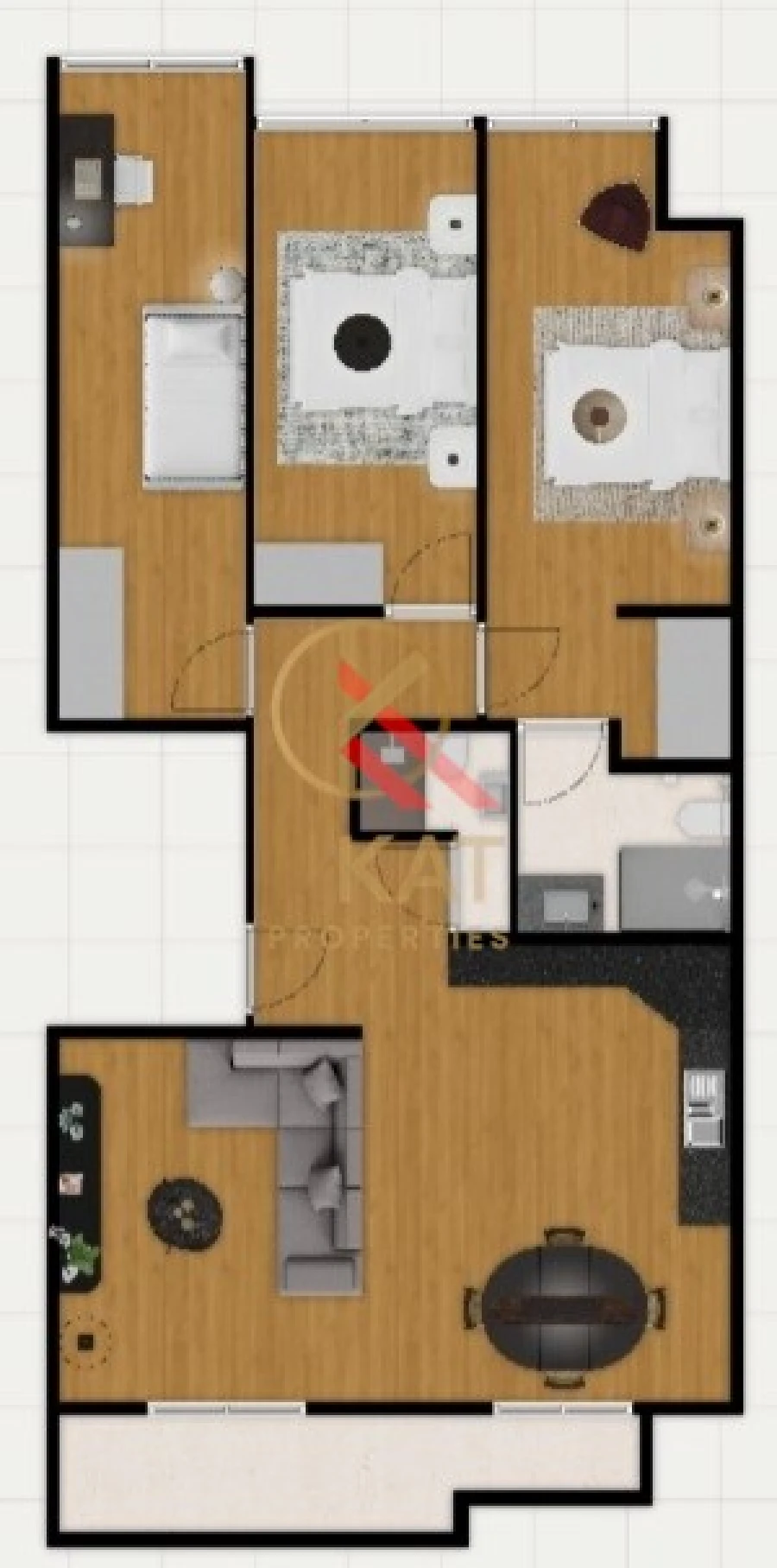 Apartamento T3 para Venda em Benfica Planta 1