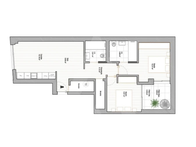 Apartamento T2 para Venda em Glória e Vera Cruz Foto 15