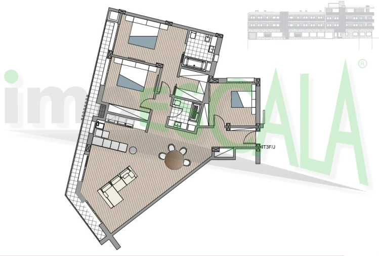 Apartamento T3 para Venda em Almeirim Foto 12
