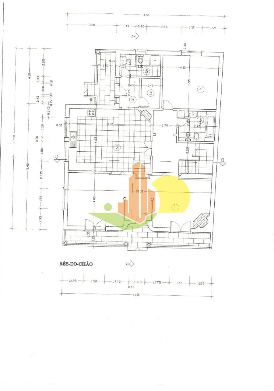 Moradia T4 para Venda em Tavarede Planta 1