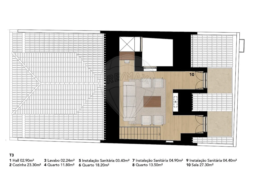 Apartamento T3 para Venda em Misericórdia Foto 22