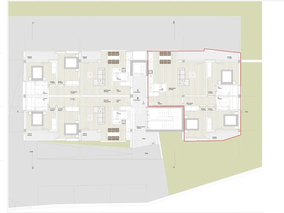 Apartamento T3 para Venda em Rio de Loba Foto 4
