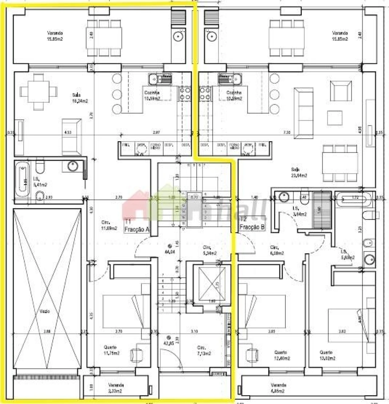Apartamento T1 para Venda em Corroios Foto 12