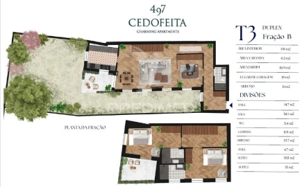 Apartamento T3 para Venda em Cedofeita, Santo Ildefonso, Sé, Miragaia, São Nicolau e Vitória