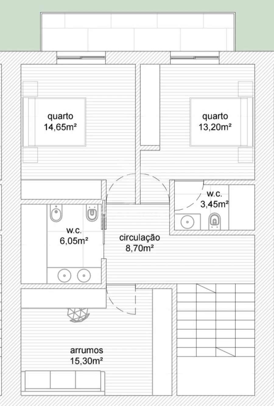 Moradia T3 para Venda em Travassos Foto 3