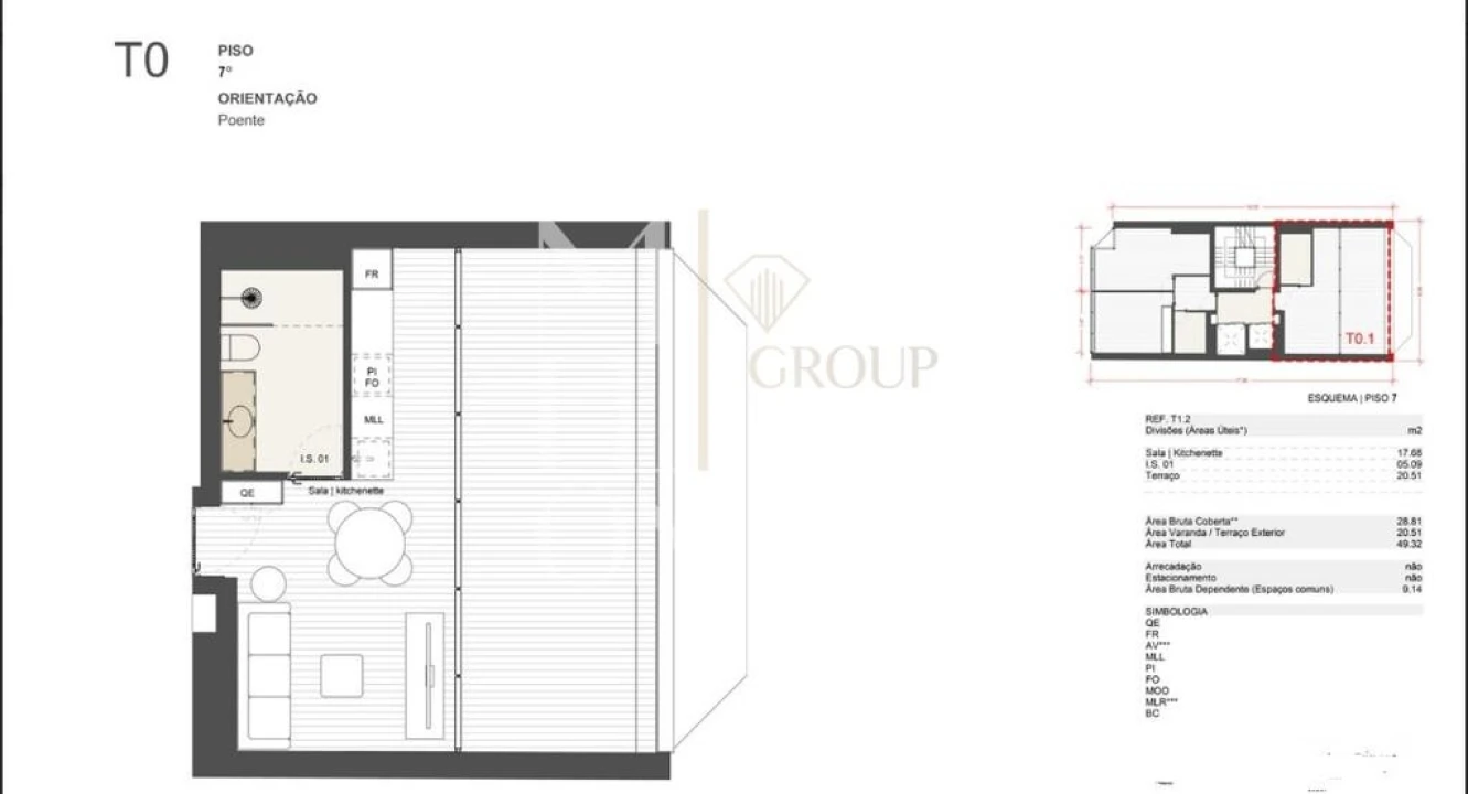 Apartamento T1 para Venda em Matosinhos e Leça da Palmeira Foto 11