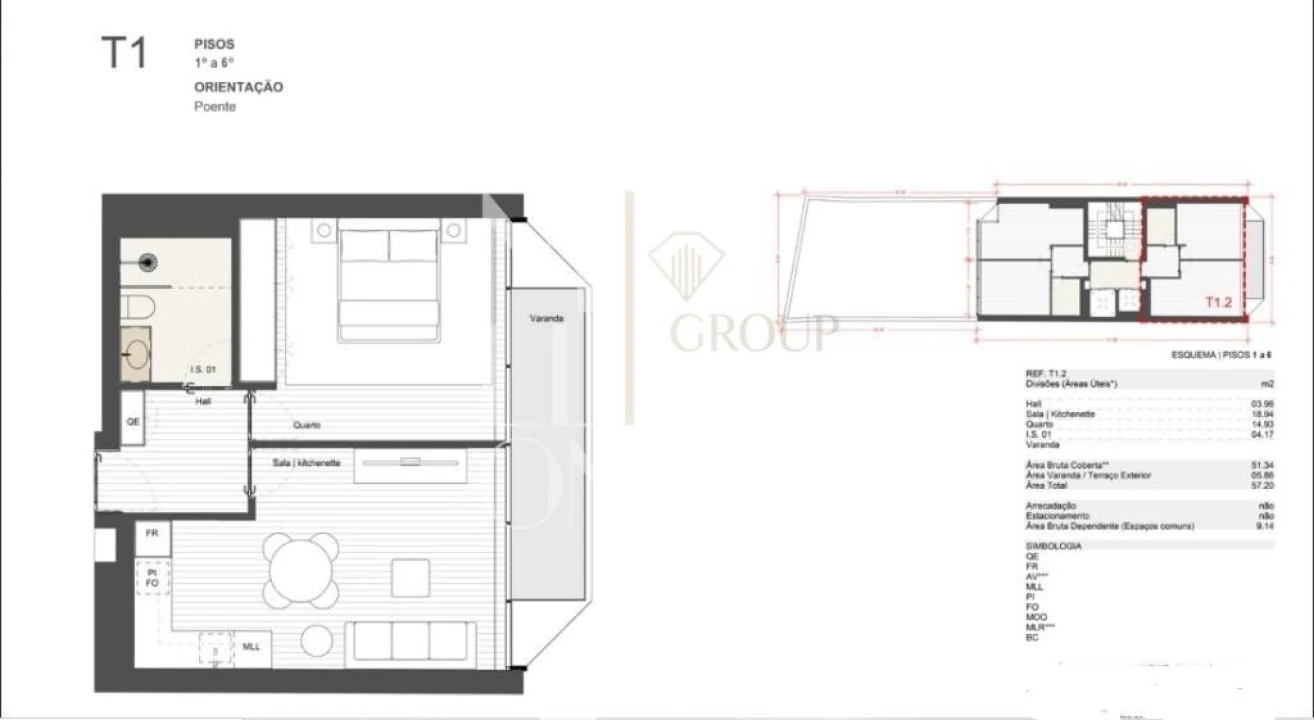 Apartamento T1 para Venda em Matosinhos e Leça da Palmeira Foto 10